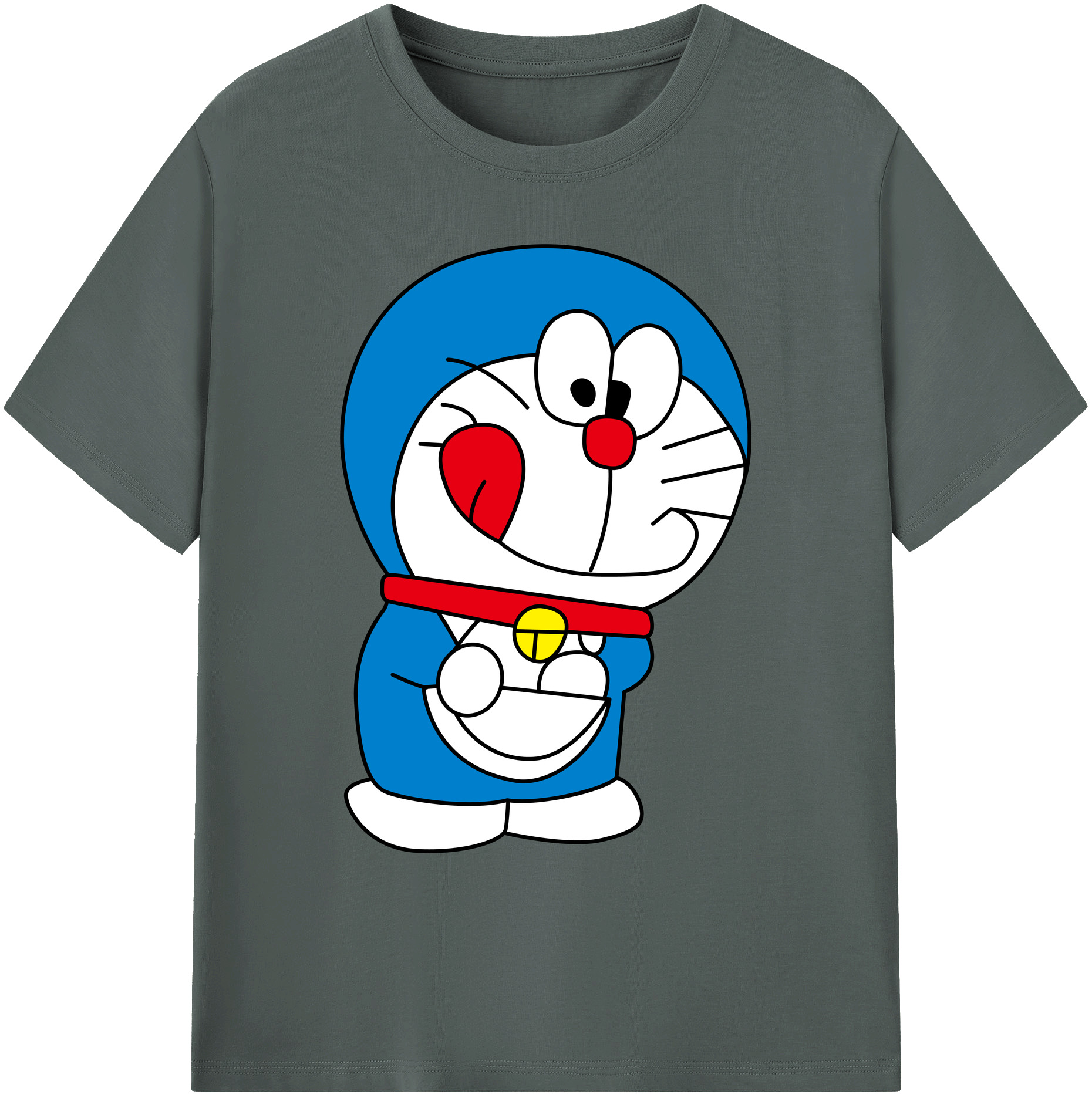 （画像用） ドラえもん Doraemon 綿100％ メンズ半袖Tシャツ｜肌触りやわらか＆通気性